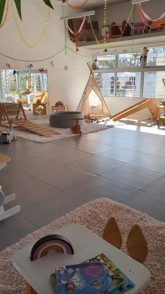 Espacio Bajitos play set at an event